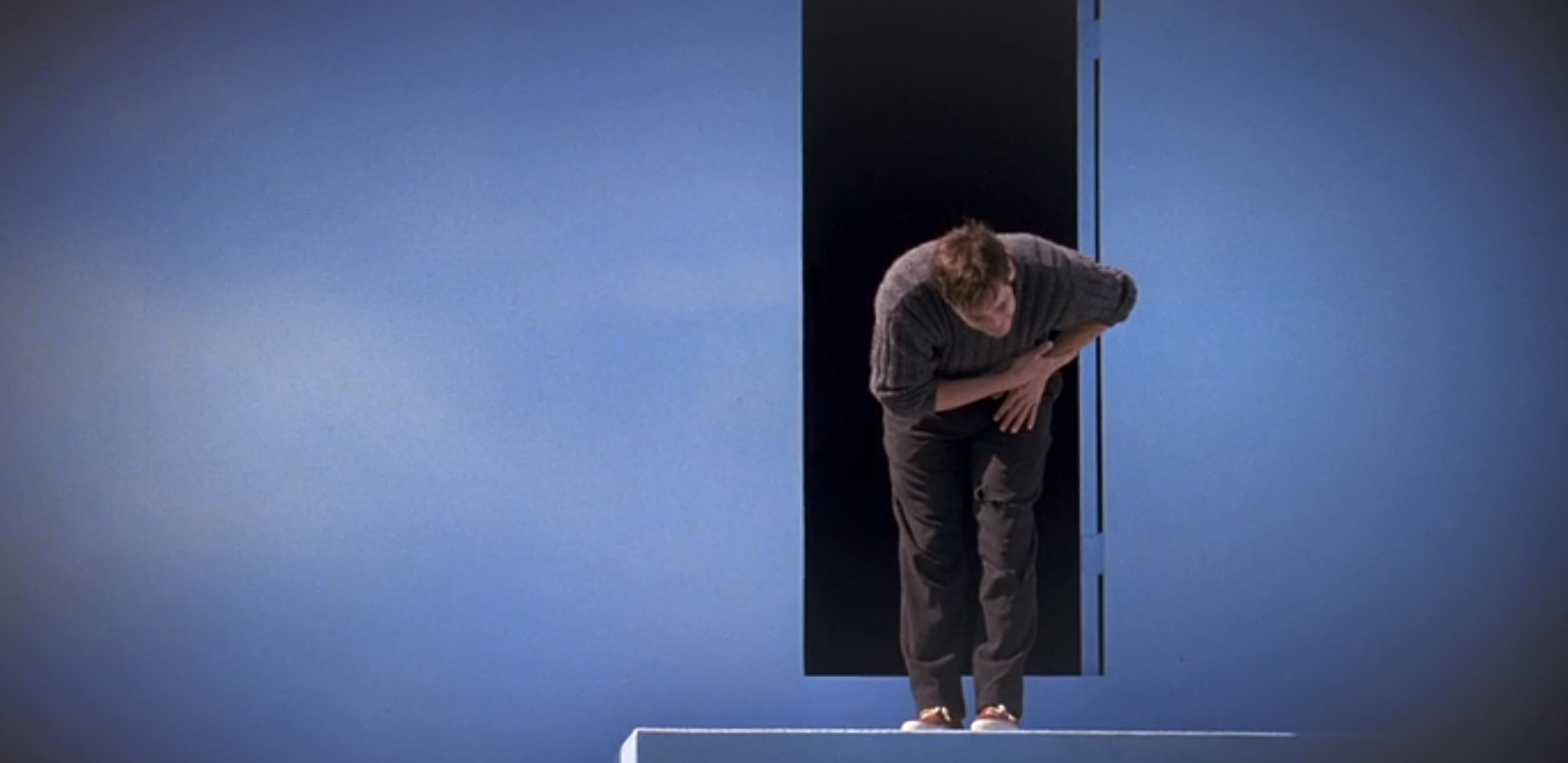 작별 인사를 건네는 트루먼